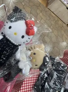【正规品】ハローキティ ファッションぬいぐるみ2種セット