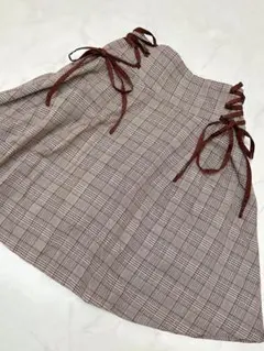 MAJESTIC LEGON チェックキュロットスカート