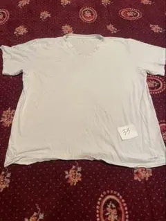 Calvin Klein VネックTシャツ ホワイト XL
