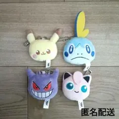 ポケモン フェイスマスコット ピカチュウ メッソン ゲンガー プリン