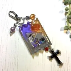 Halloweenお菓子❤︎ゆらゆらシェイカーキーホルダー