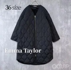 美品✨エマテイラー 2wayキルティングコート 黒 ボアライナー付き✨高見え