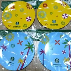 スターバックス　オリジナルメラミンプレート　４枚セット