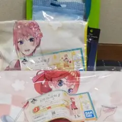 五等分の花嫁袋 タオル2枚入り他セット