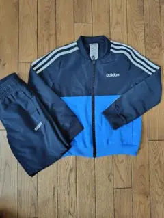 adidas ウィンドブレーカー　上下セット J120/56　薄手