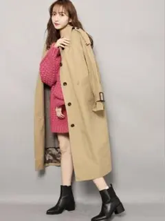 【SNIDEL】 ロングトレンチコート（ベルト付き）