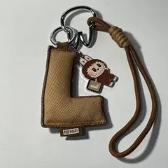 POPMART　PIN FOR LOVE　ラブブ　イニシャル　チャーム　【L】