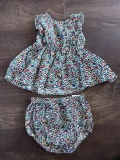 小花柄 セットアップ 80cm