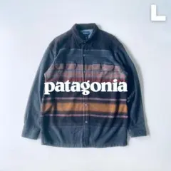 極美品】 patagonia ヘビーフランネルシャツ ポルトガル製 Lサイズ