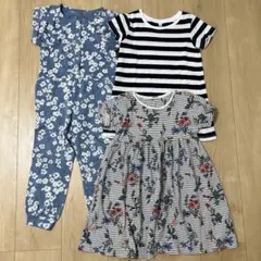 子供服 110㎝　3点セット ワンピース オールインワン