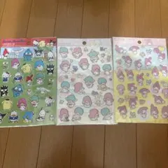サンリオキャラクターズ ペタペタシール 3個セット