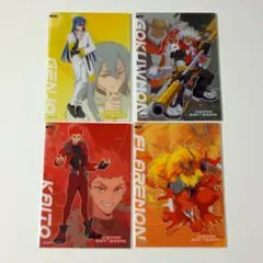 金田ゲンジョウ ゴクウモン 忽那カイト フレアモン 4枚セット