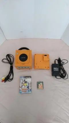 任天堂 ゲームキューブ オレンジ本体&ゲームボーイプレイヤー&ゲームソフトセット