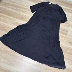 ▪️ アーバンリサーチ　5分袖ランダムプリーツティアードワンピース