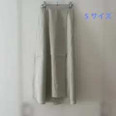 ベージュ フレアスカート Sサイズ