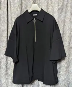 GUハーフジッププルオーバーシャツ