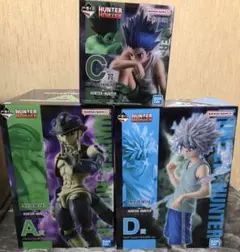 ハンターハンター　一番くじ　キメラアント2　A、 C 、D 賞セット　フィギュア