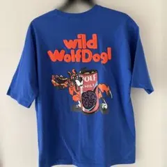 GORGE Wild WolfDog 半袖Tシャツ 青