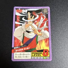 【当時物】冨樫義博 幽遊白書 カードダス スーパーバトルNo.4