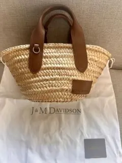 J&M DAVIDSON かごバッグ スモールバスケット ブラウンのサムネイル