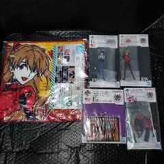 一番くじ　エヴァンゲリオン　レイヤーアクリルスタンド　タオルセット