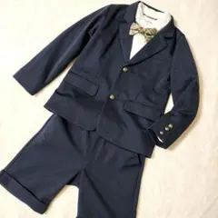 美品✨️ビームス　セットアップ　120　4点セット　ストレッチ　卒入学