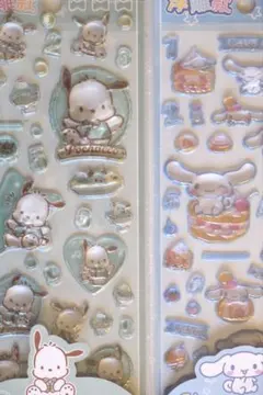 ぷっくりシール✨サンリオ シール シナモン マイメロ 【2枚セット】