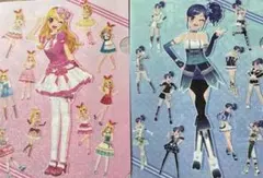 アイカツガチャガチャ　クリアファイル