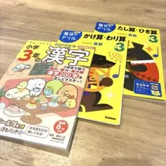 小学3年学習ドリル　すみっコぐらし　毎日ドリル　　3冊まとめ売り　国語算数