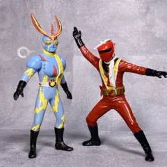 東映ヒーロー ソフビ魂 快傑ズバット イナズマン バンダイ フィギュアのサムネイル