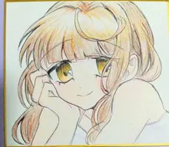 佐倉おりこ　直筆イラスト色紙　3枚セット 佐倉おりこ 直筆イラスト色紙 3枚セット - メルカリ