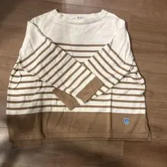 ORCIVAL ボーダーカットソー　綿ニット