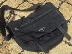 PRADA プラダ ナイロン ショルダーバッグ ブラックのサムネイル