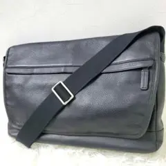 希少極美品✨COACH コーチ ショルダーバッグ レザー ブラック 70924
