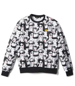 ラウドマウス　トレーナー　スウェットレトロビューティー　柄　メンズ M