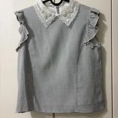 evelyn ノースリーブ ブラウス