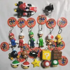 ニンテンドー スーパーマリオ マスコット フィギュア キーホルダー ルイージ