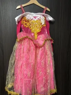 アウトレット！NEW長袖オーロラ姫ドレス110cm