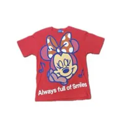ディズニーリゾート ミニーマウス Tシャツ 大人S 半袖 ミニーマウス レッド