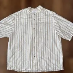 BEAUTY&YOUTH ストライプ 半袖シャツ