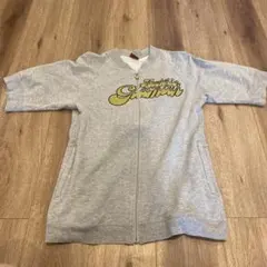 初期　ヒステリックグラマー 旧タグ ジップアップパーカー 半袖スウェットのサムネイル