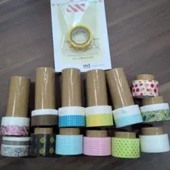 【新品未使用】mt マステ まとめ売り mtマスキングテープまとめ売り 太幅 7個 中古 マスキングテープ