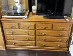 送料込み】葉山ガーデン 箪笥 バラ彫刻 クラシック家具 葉山家具