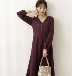 新品未使用品　プロポーションボディドレッシング　ワンピース　パープル