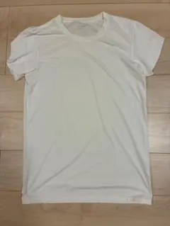 ユニクロ エアリズム クルーネックTシャツ 半袖 白 Ｌサイズ