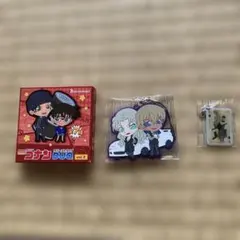 コナン 安室透 ベルモット DUO ラバーストラップ 箱あり＋キーホルダー