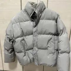 グレー ダウンジャケット