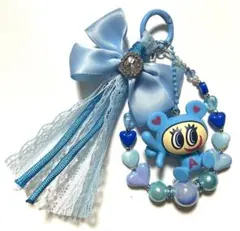 エンジェルブルー　ナカムラくん　じゃらじゃらキーホルダー　ビーズストラップ