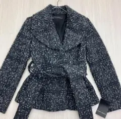 【新品】ZARA ツイード ピーコート レディース Ｓ