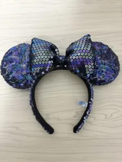 スパンコール ミニーカチューシャ